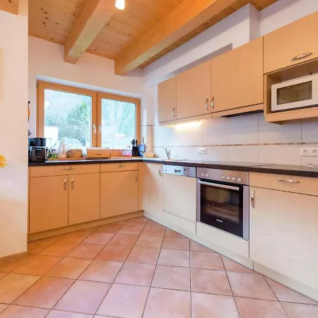 In Near Europe's Highest Waterfall Chalet Krimml